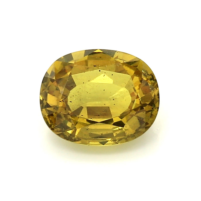 2.62 VI1 Oval Greenish Yellow Fancy sapphire