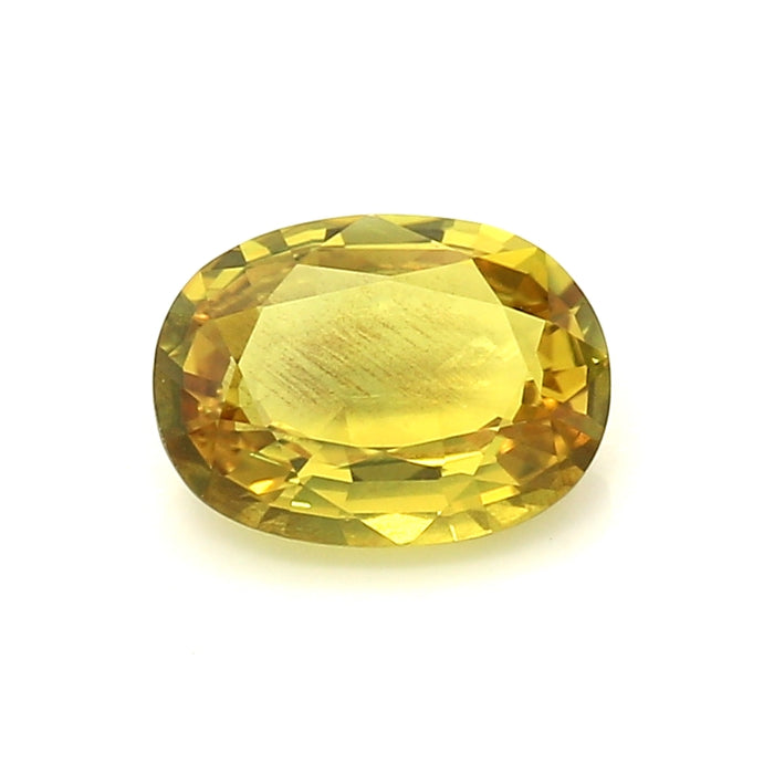 1.88 VI1 Oval Greenish Yellow Fancy sapphire