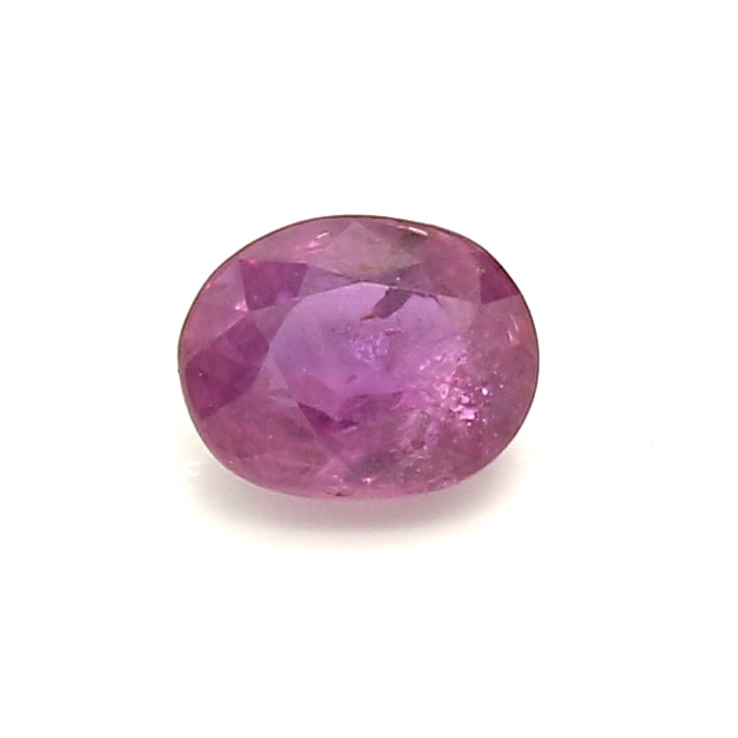 0.84 VI2 Oval Purplish Pink Fancy sapphire