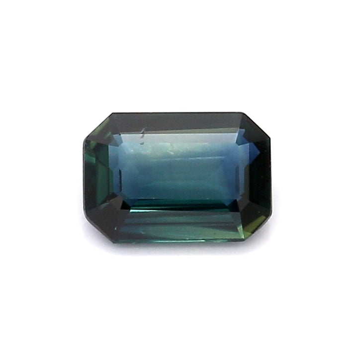 0.88 EC2 Octagon Greenish Blue Sapphire