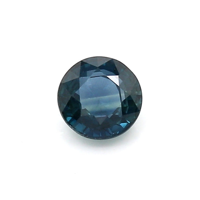 0.68 EC2 Round Greenish Blue Sapphire