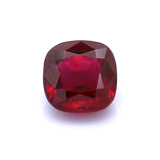 0.81 VI1 Cushion Red Ruby