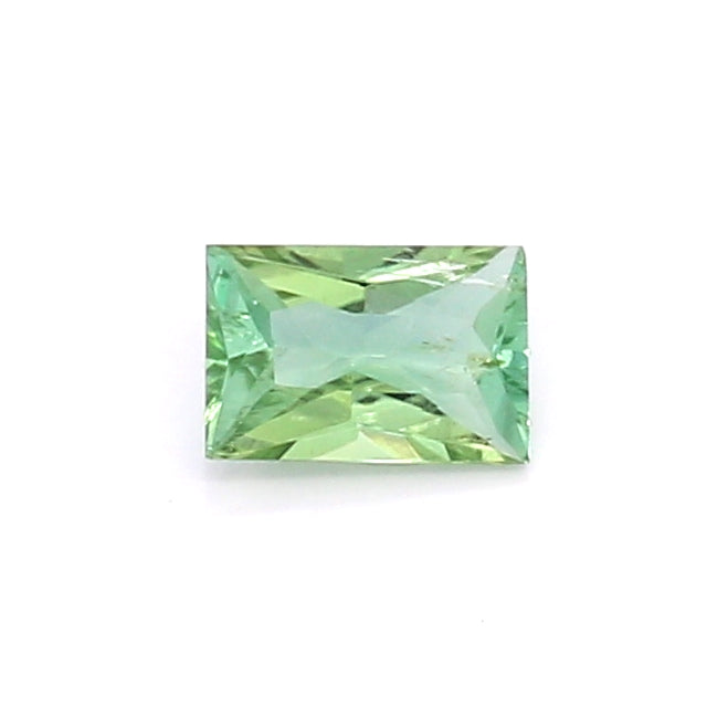 0.28 VI1 Rectangle Yellowish Green Tourmaline