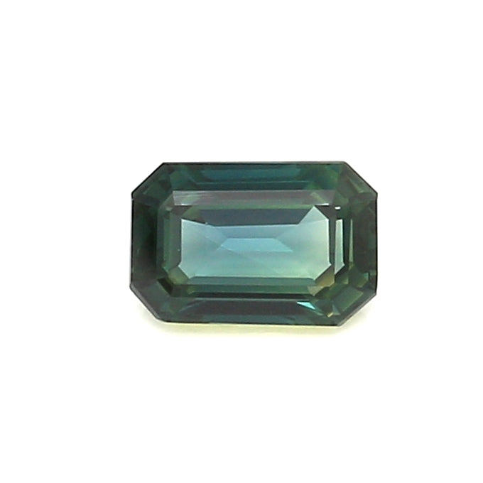 0.77 EC1 Octagon Greenish Blue Sapphire