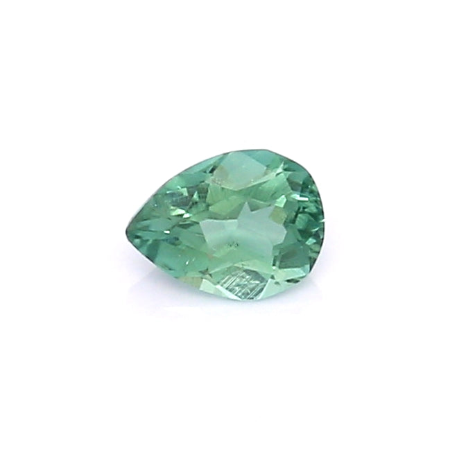 0.26 EC2 Pear-shaped Bluish green Tourmaline