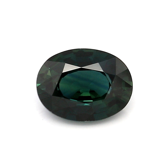 1.56 EC2 Oval Greenish Blue Sapphire