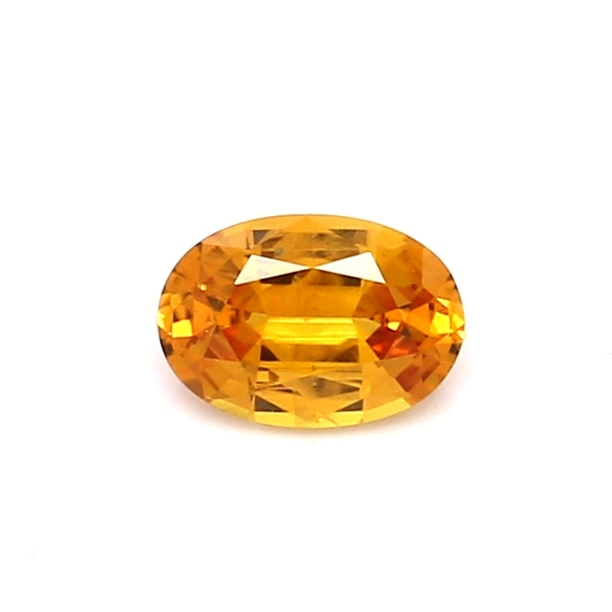 0.54 EC2 Oval Yellowish Orange Fancy sapphire