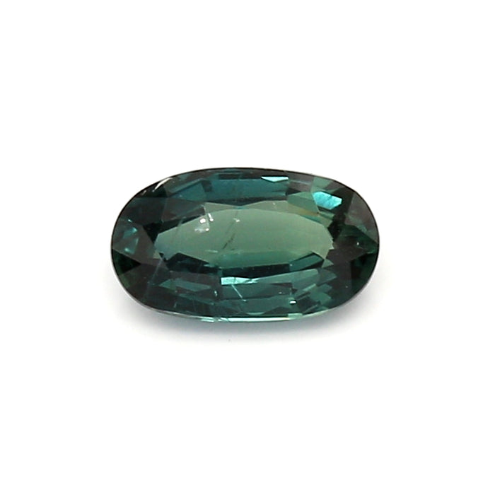 0.82 VI1 Oval Greenish Blue Sapphire