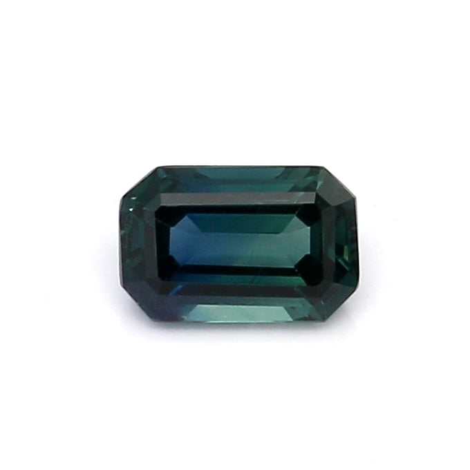 0.72 EC1 Octagon Greenish Blue Sapphire