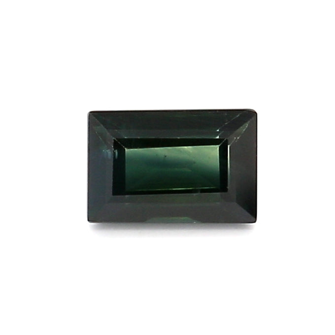 0.76 EC2 Rectangle Greenish Blue Sapphire