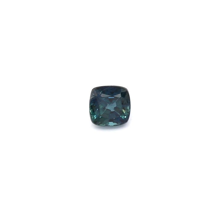 0.38 VI1 Cushion Greenish Blue Sapphire