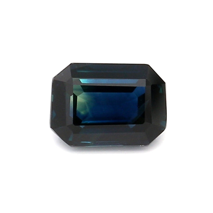 1.28 EC2 Octagon Greenish Blue Sapphire