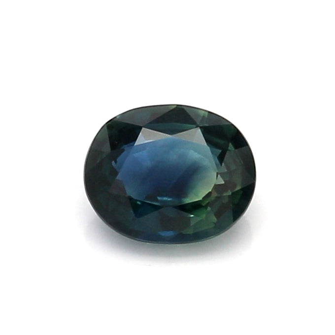 0.79 EC2 Oval Greenish Blue Sapphire