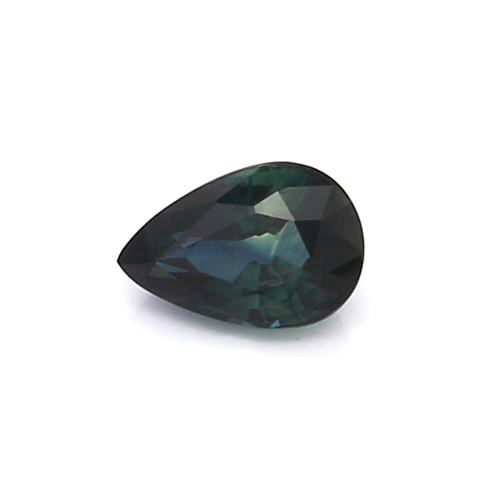 0.7 EC1 Pear-shaped Greenish Blue Sapphire