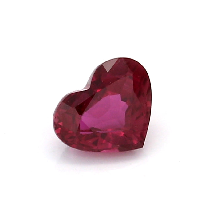 0.8 EC1 Heart-shaped Red Ruby