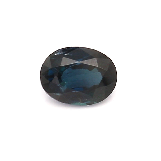 0.62 VI1 Oval Greenish Blue Sapphire