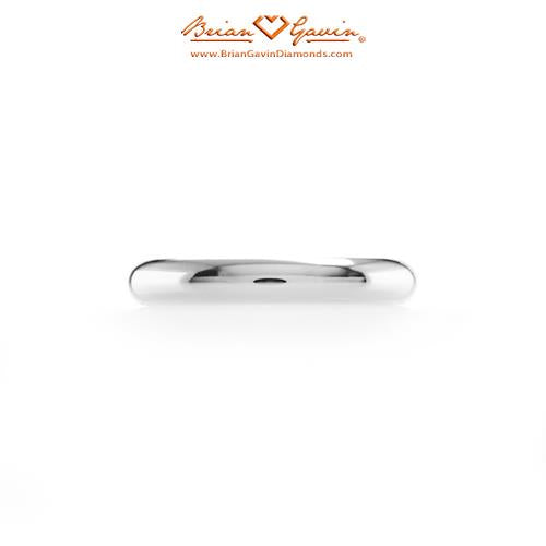 Half Round Band - Size 7 - Platinum