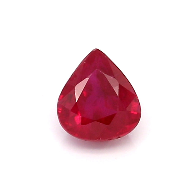 0.65 VI1 Pear-shaped Red Ruby