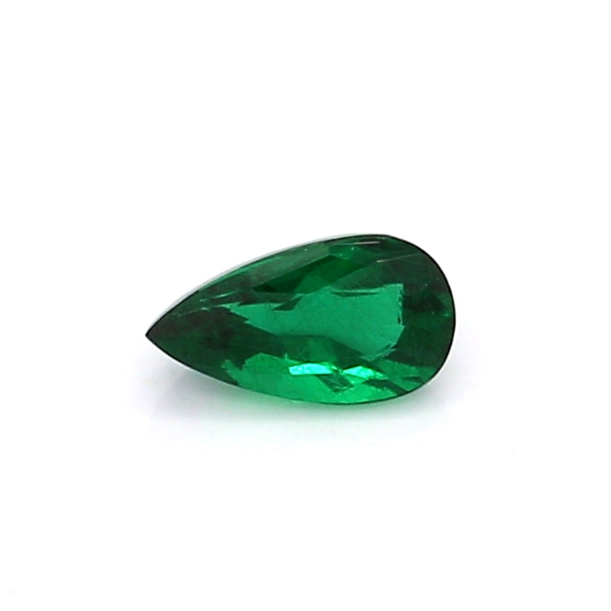 0.31 EC2 Pear-shaped Green Emerald