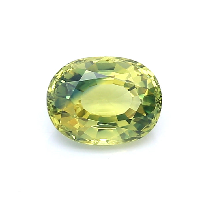 1.85 EC1 Oval Yellowish Green Fancy sapphire