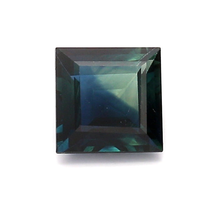 1.32 VI1 Square Greenish Blue Sapphire