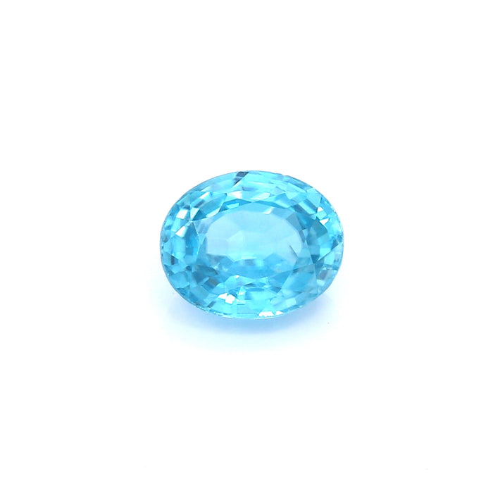 2.59 VI1 Oval Blue Zircon