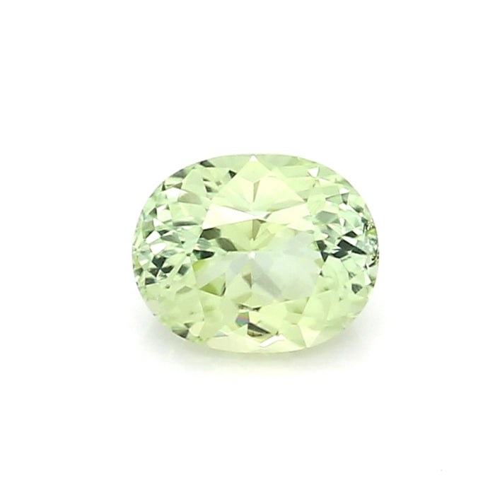 0.85 EC1 Oval Yellowish Green Tourmaline