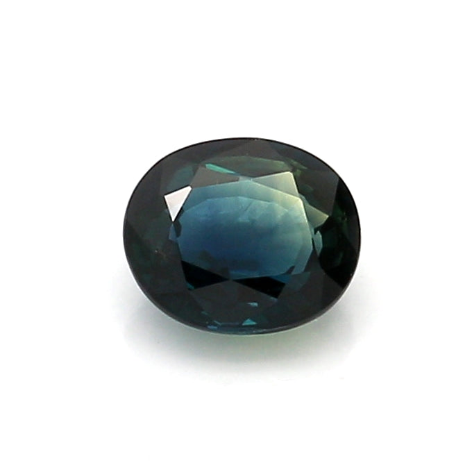 0.9 EC1 Oval Greenish Blue Sapphire