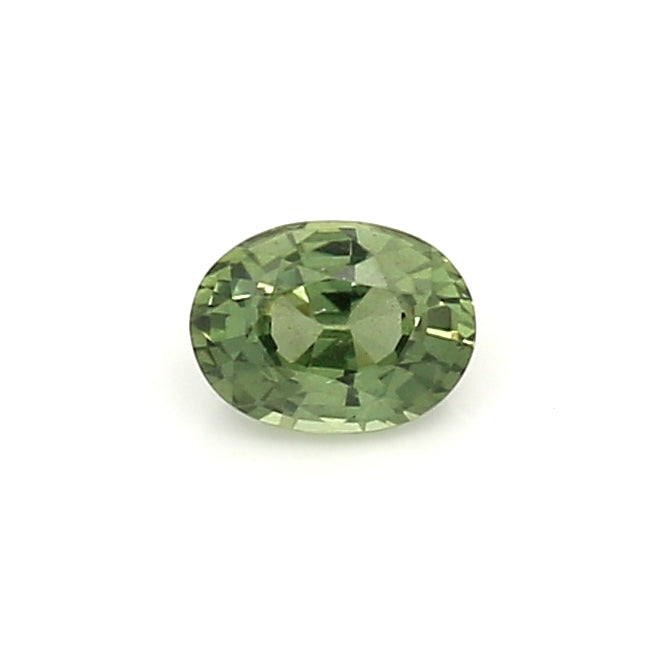 0.39 VI1 Oval Green Fancy sapphire