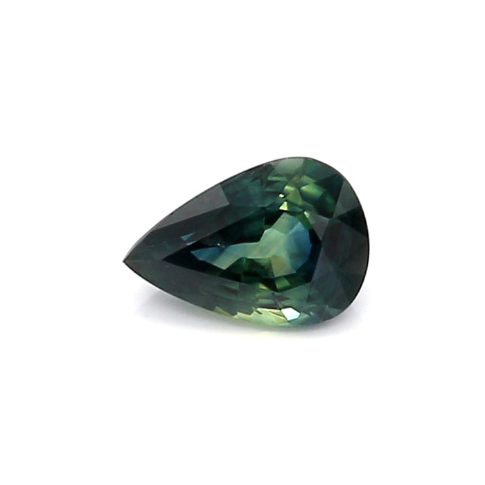 0.83 EC2 Pear-shaped Greenish Blue Sapphire