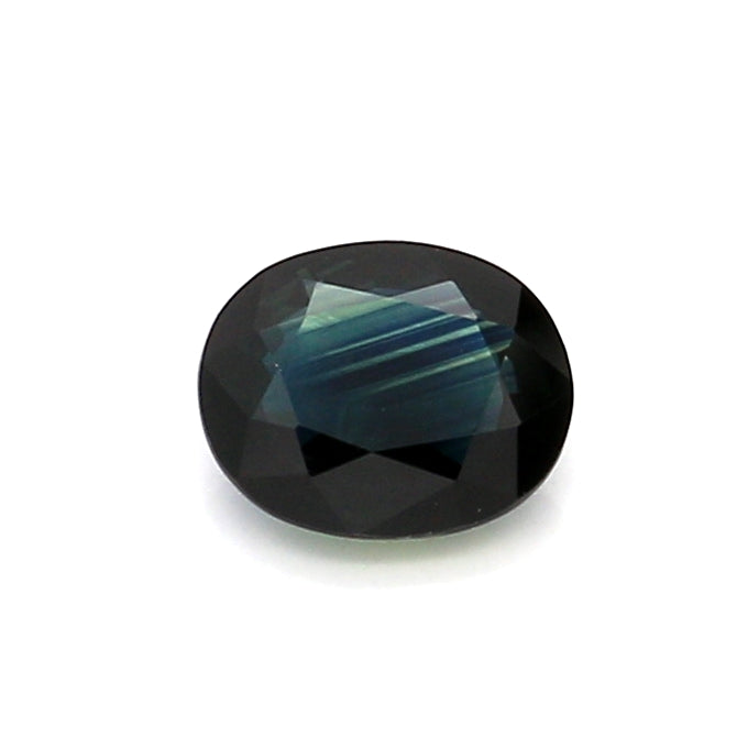 0.76 EC2 Oval Greenish Blue Sapphire