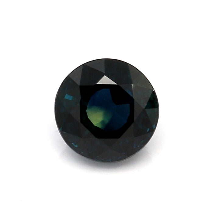 1.48 EC1 Round Greenish Blue Sapphire