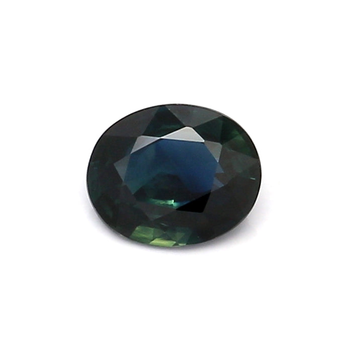 0.75 VI1 Oval Greenish Blue Sapphire