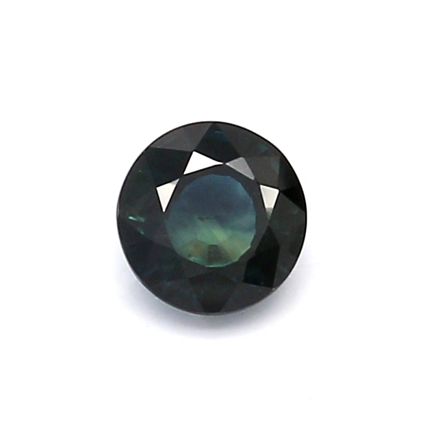 0.68 EC2 Round Greenish Blue Sapphire