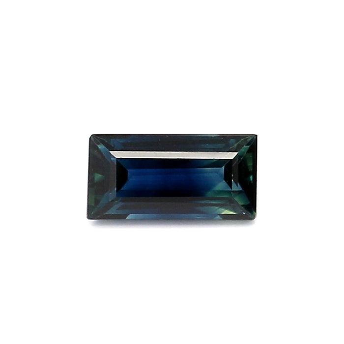 0.73 EC1 Baguette Greenish Blue Sapphire