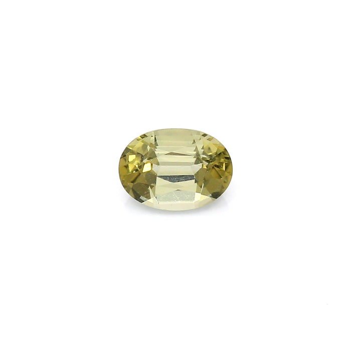 0.92 EC1 Oval Greenish Yellow Tourmaline