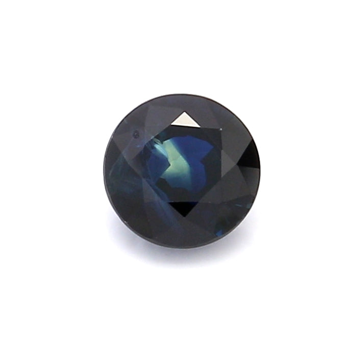 0.78 EC2 Round Greenish Blue Sapphire