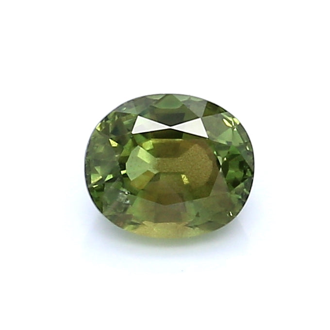 1.08 VI1 Oval Green Fancy sapphire