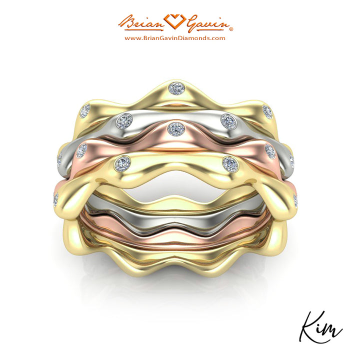 Platinum, 18K White Gold, 18K Rose Gold, 18K Yellow Gold