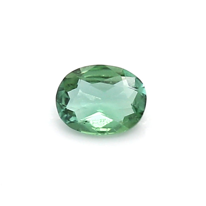 0.27 VI1 Oval Bluish green Tourmaline