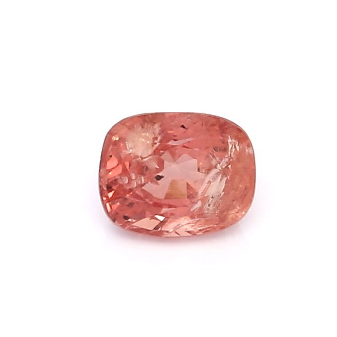 0.75 VI2 Cushion Pinkish Orange Spinel