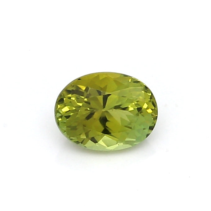 0.57 EC2 Oval Yellowish Green Tourmaline