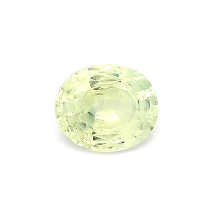 0.65 VI1 Oval Greenish Yellow Fancy sapphire