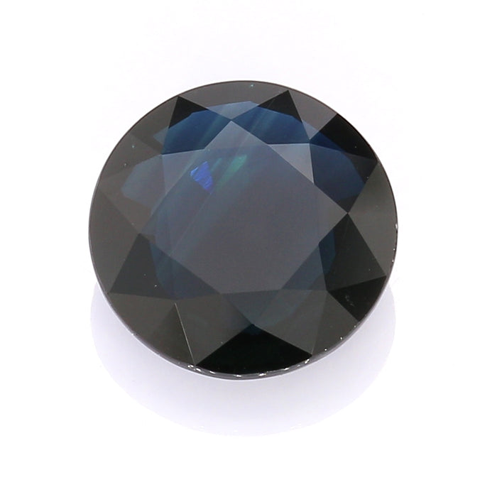 4.37 EC2 Round Greenish Blue Sapphire