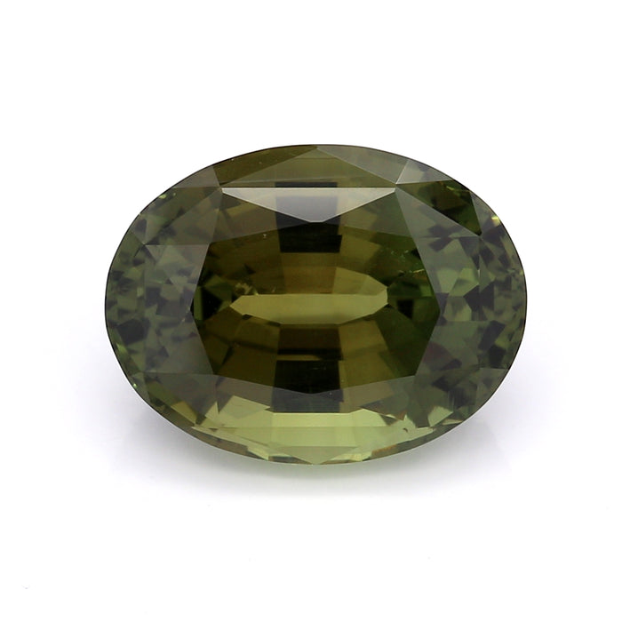 9.9 EC1 Oval Brownish green / Red Alexandrite