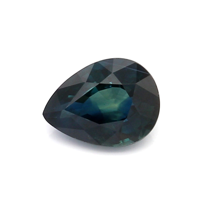 1.67 VI1 Pear-shaped Greenish Blue Sapphire