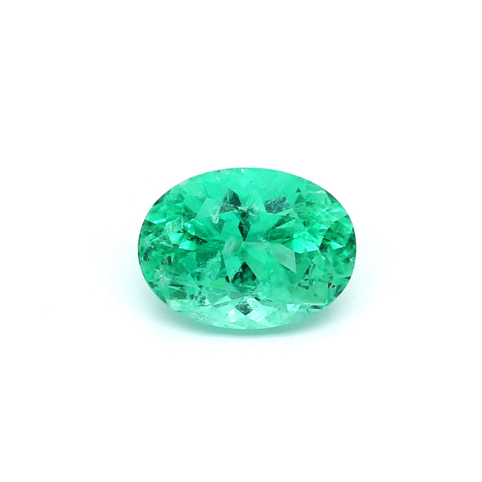 2.14 VI1 Oval Bluish green Emerald