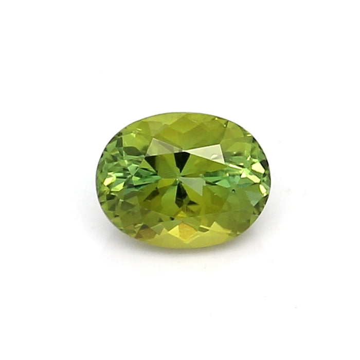 0.74 EC2 Oval Yellowish Green Tourmaline