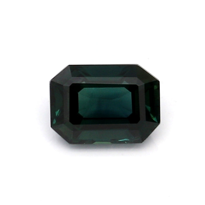 1.32 EC1 Octagon Greenish Blue Sapphire