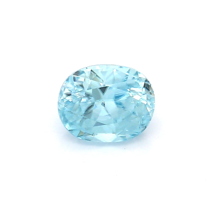 1.27 EC1 Oval Blue Zircon